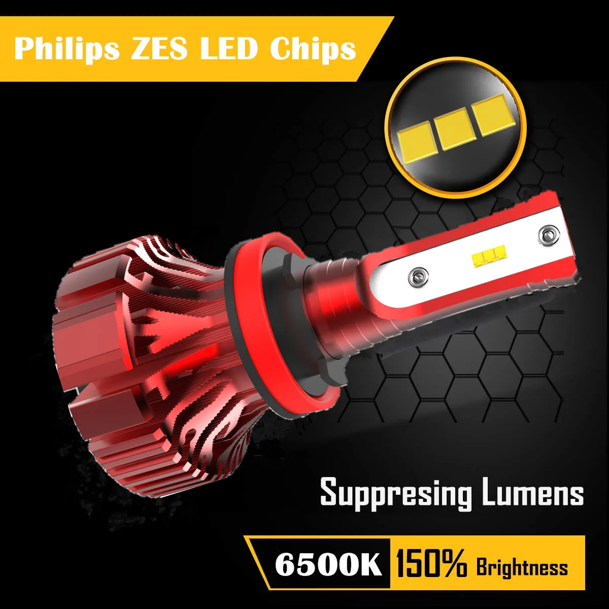 I8 Fanless Mini LED Headlight