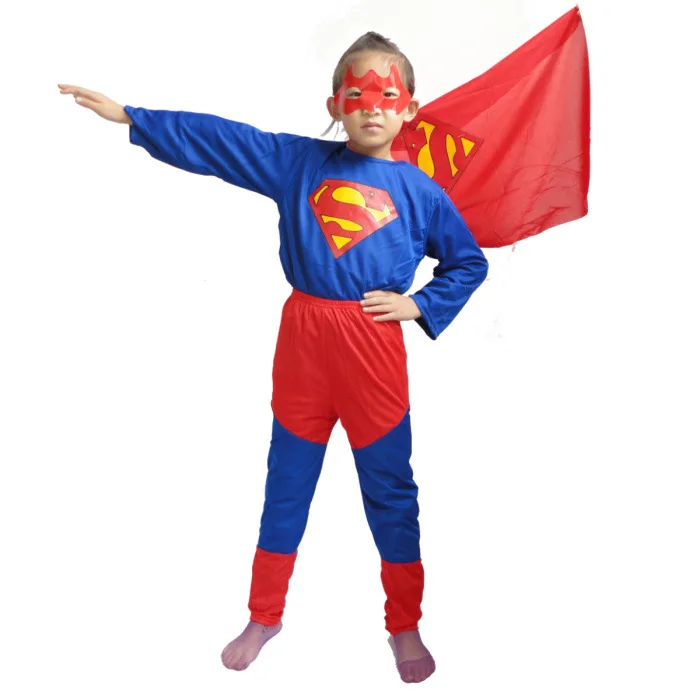 Superman suits for kids Product Features Awesome Superman costume design with heroic muscle graphics and utility belt.