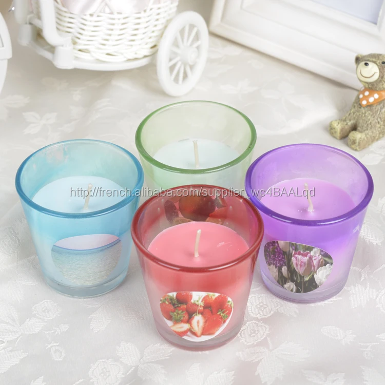 Bougie Parfumée En Tir Verre Personnalisé Bougies Parfumées Bougie Parfumée En Tir Verre Personnalisé Bougies Parfumées Décoratifs Pour La Maison Parfum