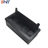 hidden type lid buffer design flip up socket outlet flip up cable management box