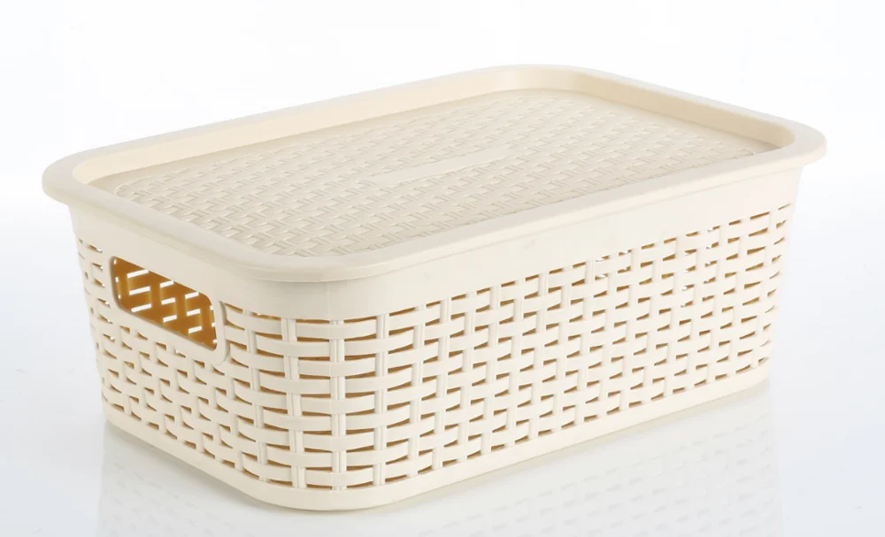 Rattan Look Laundry Tub Plastic Laundry Basket With Lid Buy Plastic Launtry Basket,Plastic