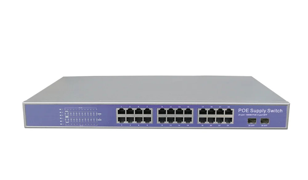 24 port poe switch for cctv