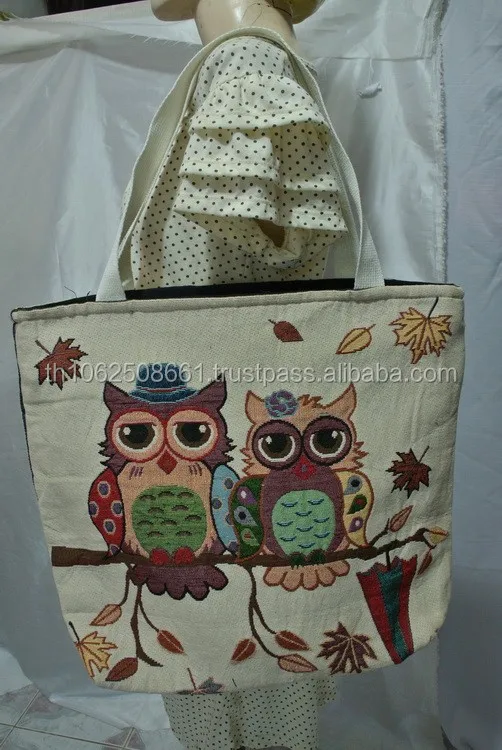 Thai Cotton Owl Tote Women Las Bag Handbag Thailand Fashion Bags Handbags Whole Trends Thai Cotton Owl Tote Women Las Bag Handbag Thailand Fashion Bags Handbags Whole Trends