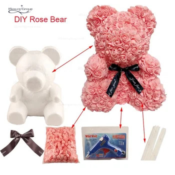 40cm rose teddy bear