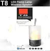 NEW NEW 2018 CONCEPT, VIRTUAL FLAME CANDLE WIRELESS SPEAKER, 5WATT, BIG POWER LIKE REAL BURING FIRE