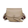 2019 New Fashion Saddle Bag Leather Wild Semi-circle Bag Shoulder Bag Wholesale Handbags
