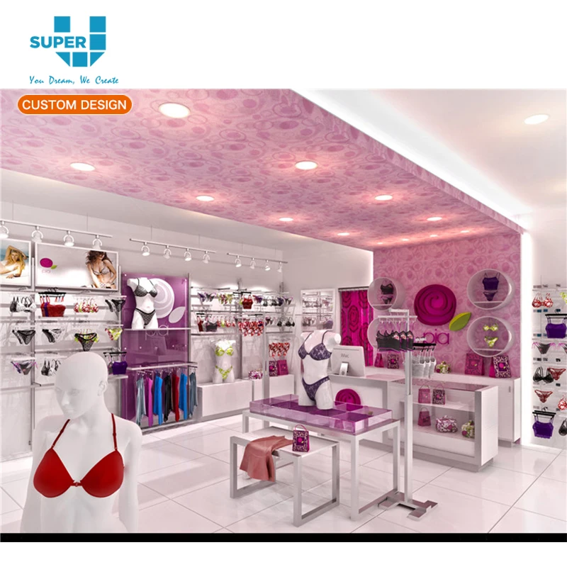 Buy Freestanding bra fitting stores with Custom Designs 
