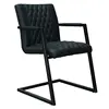 China supplier classical black velvet living room chair