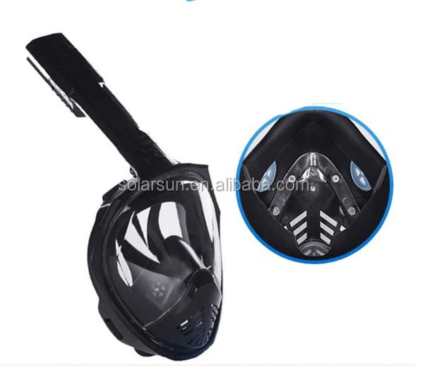 2018 New Free Breath Seaview 180 Degree Scuba Diving Full Face Snorkel Mask