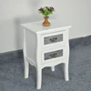 european wood classics side table with two drawers furniture nighstand