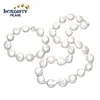 Chinese pearl necklace 13mm AA good quality coin modern pearl set