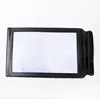 A4 Full Page Large Magnifier Sheet for Reading, Flat Plastic Magnifier with Vinyl Frame