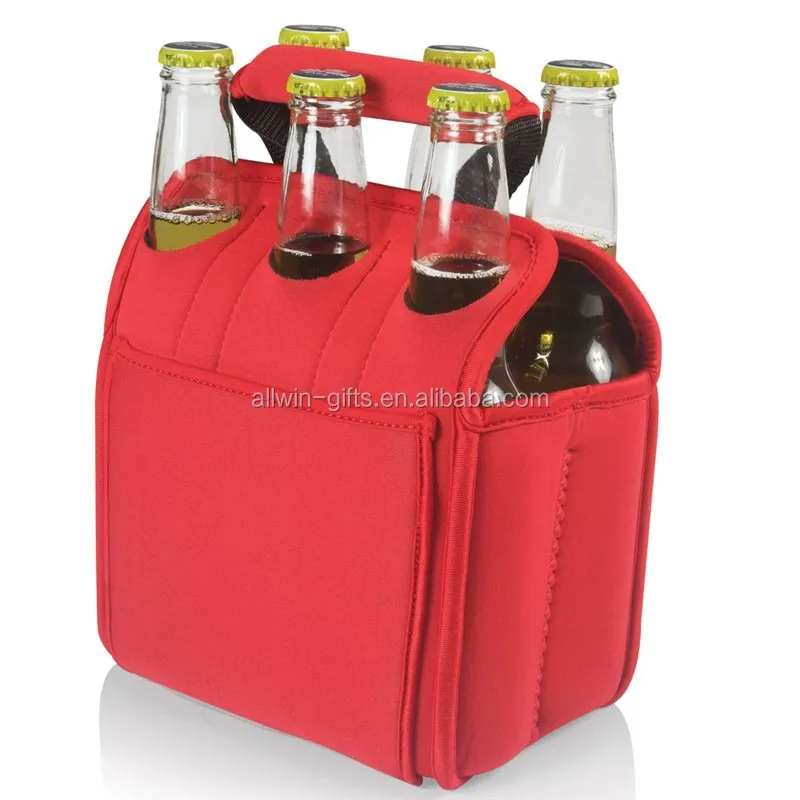 Insulated 6 Pack Beer Carrier Neoprene 6 Pack Cooler Buy Neoprene 6
