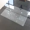 transparent A2 silk screen printing tempered glass cutting mat with grid