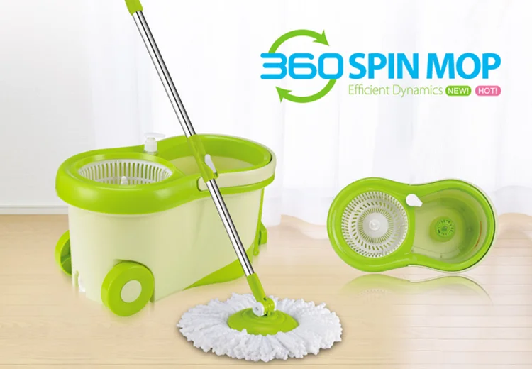 Houseware products 360 rotation mop bucket microfiber cleaning mop