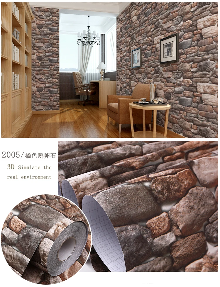 New Arrivals Self Adhesive Stickers 3d brick wallpaper for home decoration