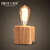 Creative mini eye protection portable office hotel reading wood desk lamp