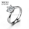 1CT F Color Moissanites Fashion 14K 18K White Gold Wedding Moissanites Ring