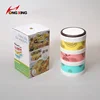 New design 3 layers ceramic keep food warm food lunch box