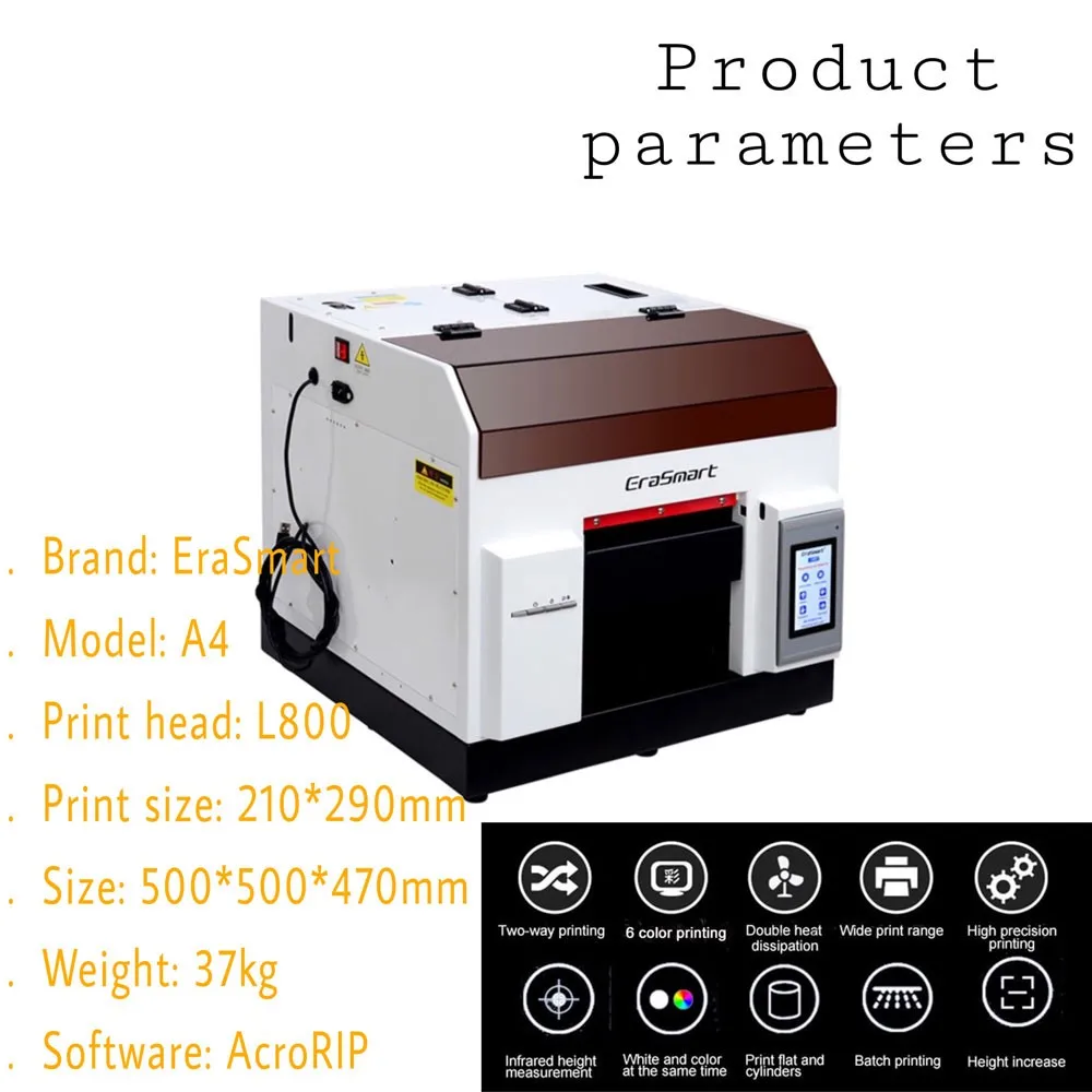 Erasmart A4 Uv Inkjet Printer Uv Phone Case Printer For Diy Production Buy Uv Printer Flatbed 1034