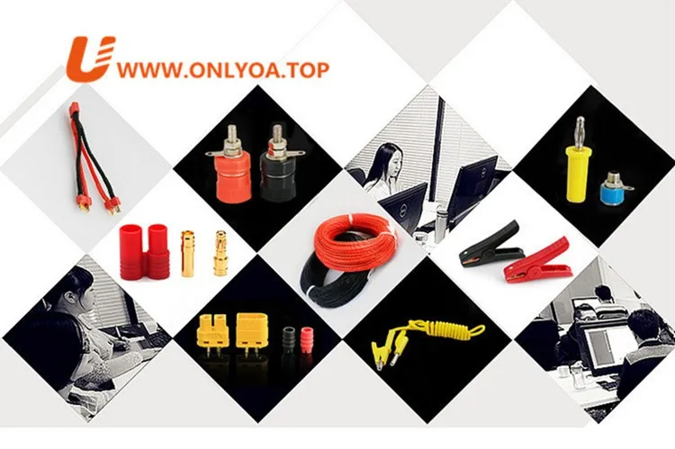 10A crocodile test clips alligatoy electrical lead clamp wire with screw