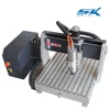 mini CNC engraving router PCB making machine with 4 axis rotary for wood metal aluminum stainless steel stone