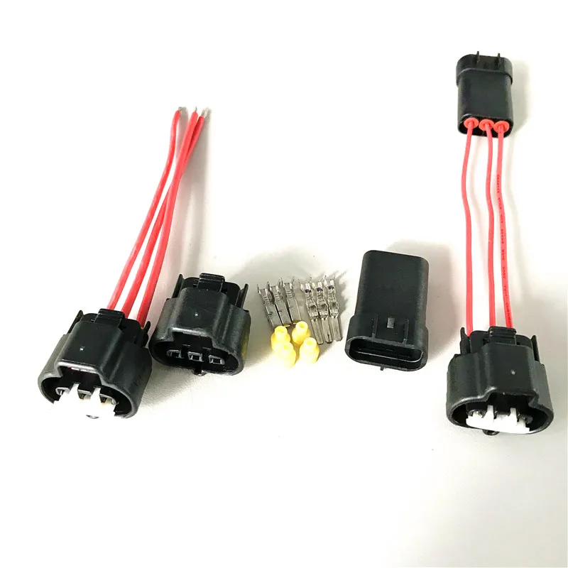 9098010845 3pin Cam Crank Connector Male To Female Cable Harness 6189