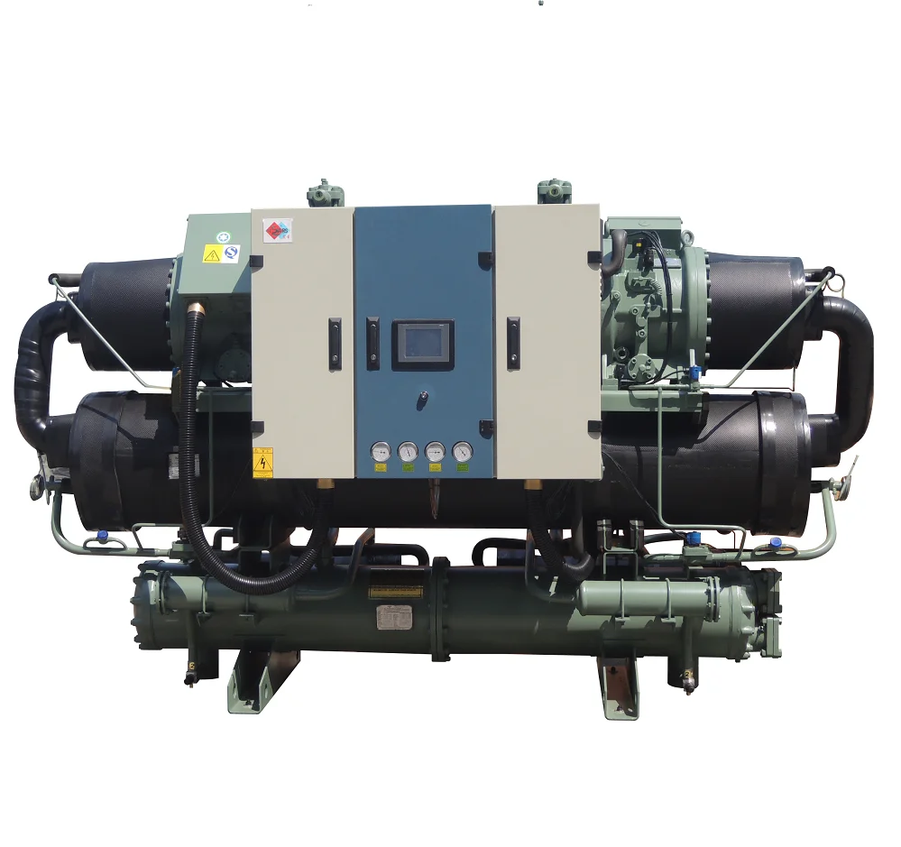 water cooled cooling low temperature screw chiller machine price