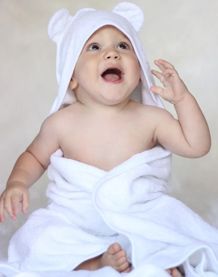 baby bath towels and washcloths