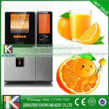 Naranja Automática Jugo De Mandarina Máquina Expendedora Máquina Expendedora Automática De Exprimidor De Naranjas