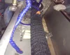 HDPE water percolation tube production line with automatic holes