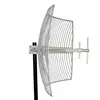 Outdoor 16DBi directional GSM 806-960mhz parabolic grid antenna with low loss cable to SMA male
