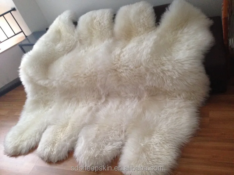 Bottom Price Double Sheepskin Rug Machine Washable Carpet Bottom Price Double Sheepskin Rug Machine Washable Carpet