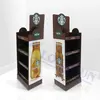 k-cup Dispenser Cardboard Shelf Display for Coffee Cardboard Coffee Display Rack Wholesale