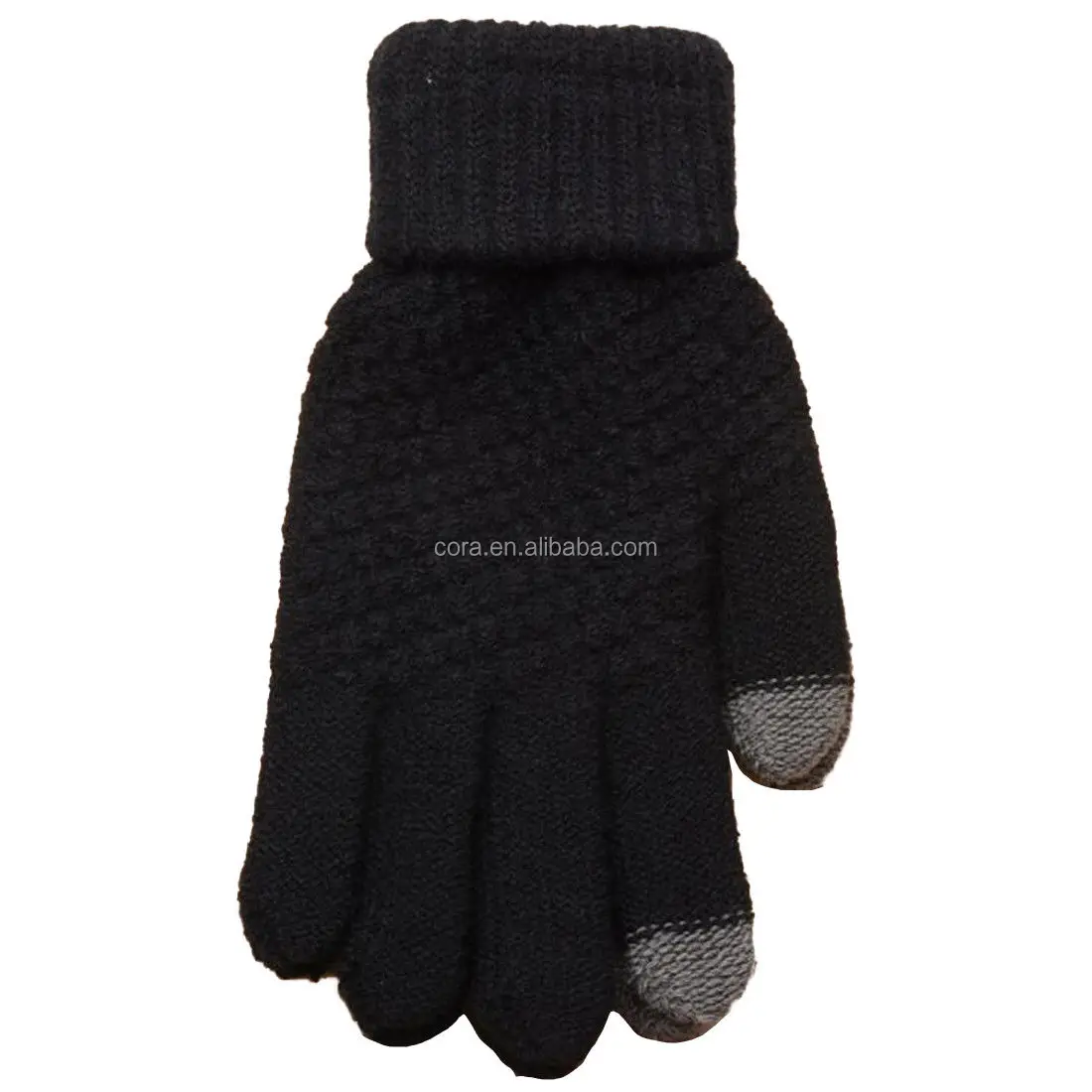Kids Magic Gloves Pair Winter Warm Girls Boys Stretch Black Soft