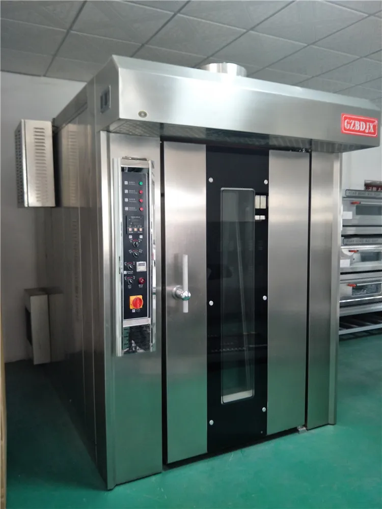 Commercial 32 trays Rotary gas bakery oven for sale italy, View