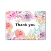 4x6 inches 36 Pack Wholesale Custom Floral Thank You Gift Cards match with Kraft Paper Envelopes and Stickers
