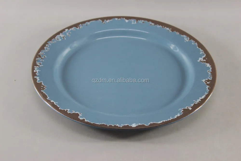 Vintage Style Melamine dinner plate