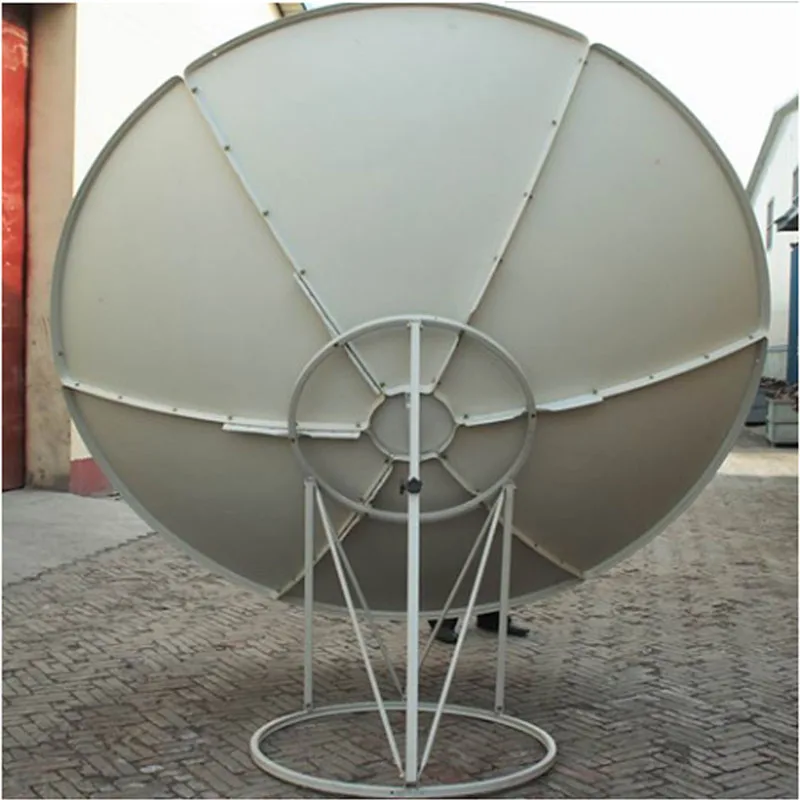 6 Panels, Prime focus antenna //satellite dish C Band 180cm 6 feet