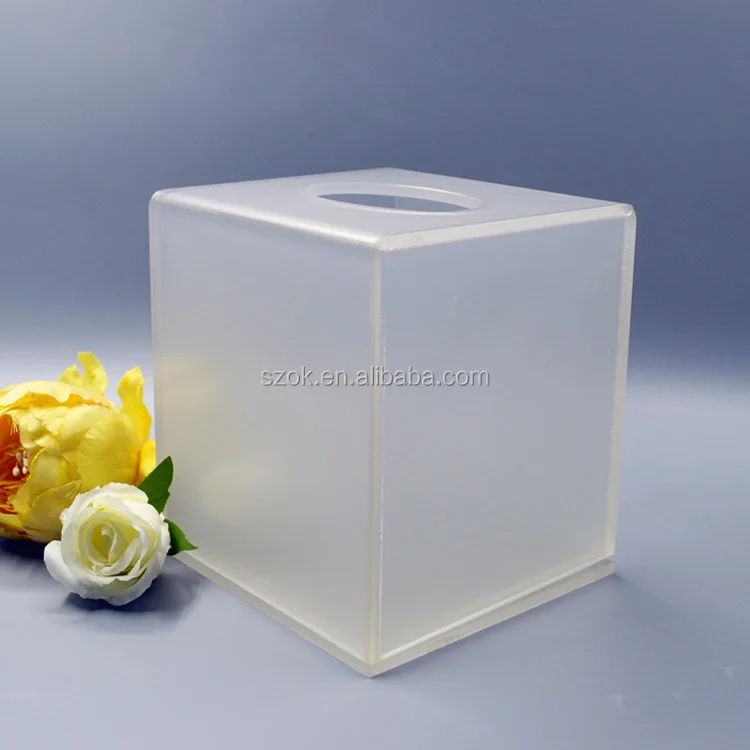 Manufacturer Wholesale Custom Square Frosted Acrylic Tissue Box Buy