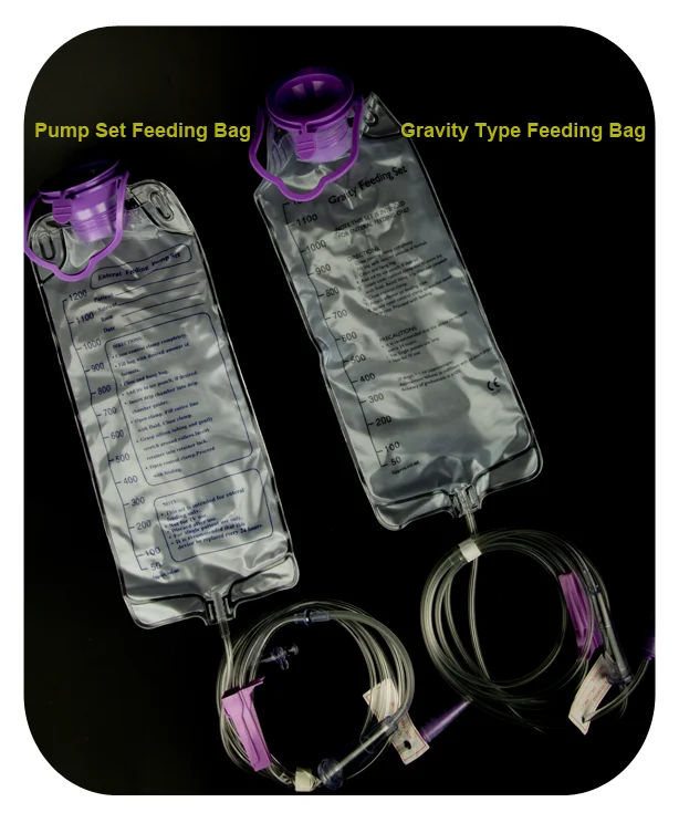 Enteral Feeding Tube Pump Bags Set 1000ml Buy Feeding Pump Bags