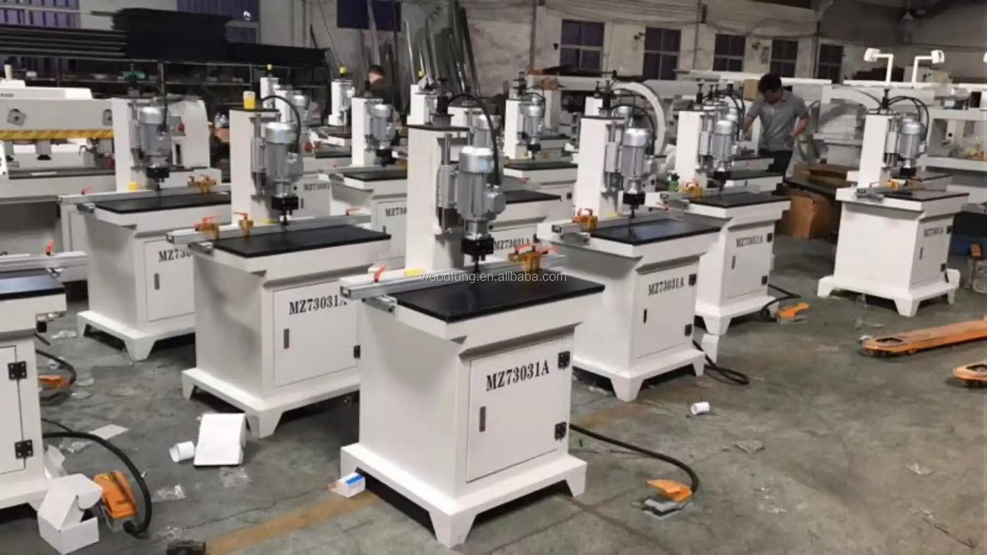 HayWHNKN Pneumatic Hinge Boring Drill Press Machine Dust-Free