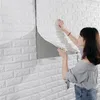 high integrity nice color single brick 3d self adhesive wall sticker
