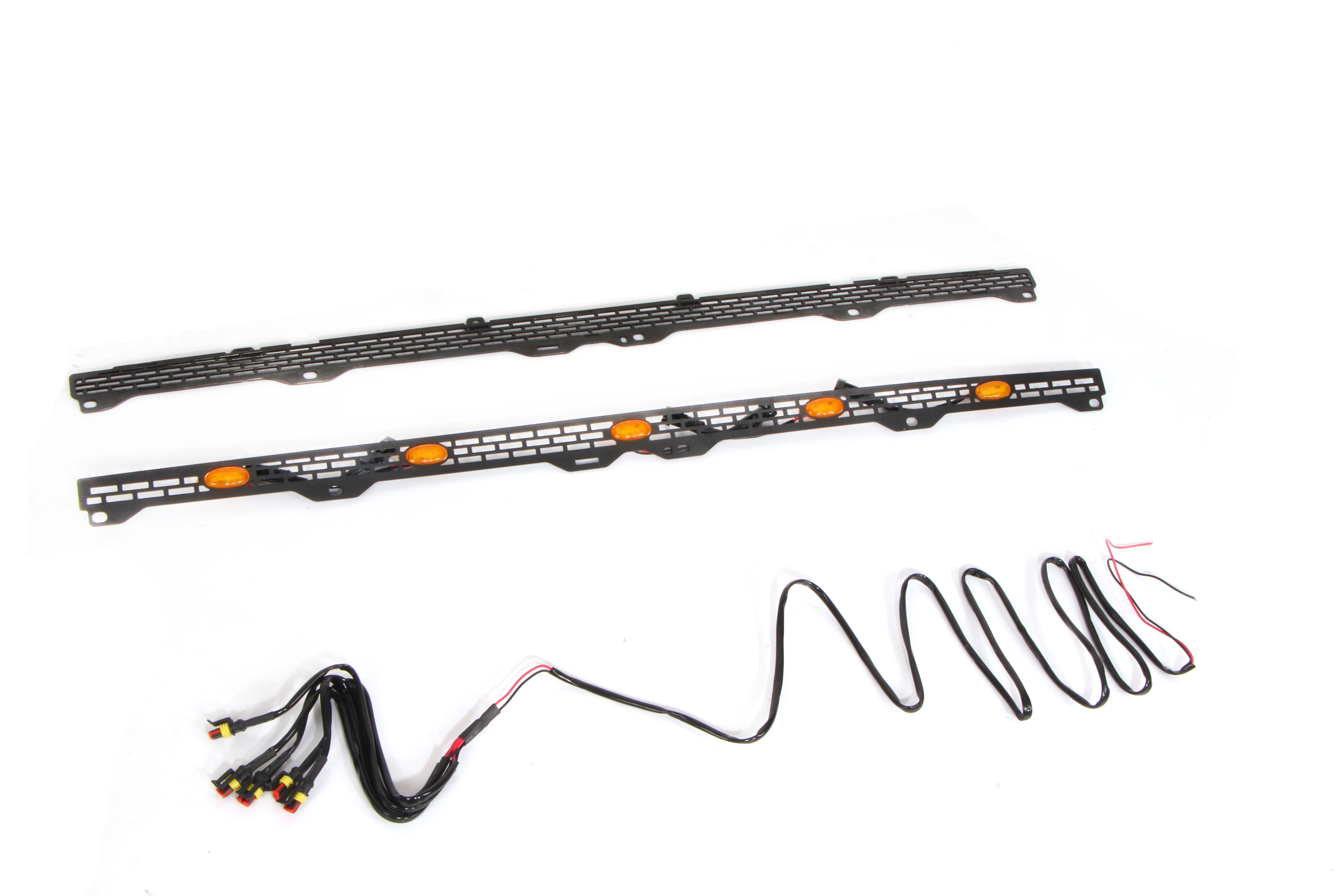 Hood Vent Led Light Bar Hood Scoop Steel Mesh Grille Insert Fit For Toyota Tundra 2014 2019