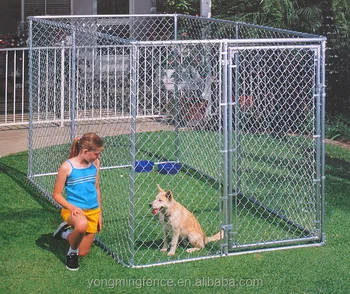 sloping dog cage