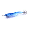 Flashing LED Fishing Lure Flash Light 12.8cm Minnow Luminous Squid Jig Shrimp Bait Night Fishing Lure