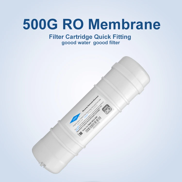 New Inline 500g Ro Membrane Semi Permeable Membrane Filter Element