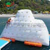 Lake Rock Climbing Wall / Inflatable iceberg / Inflatable water rocker For Kids with Safety Rope