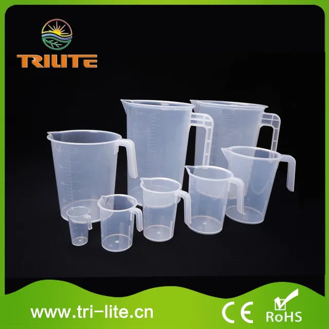 Special Hot Selling plastic plastic measuring cup with measuring lines