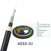 24 48 72 core Fiber Optical Cable for aerial Mini Span 100m ADSS Single Jacket armoring